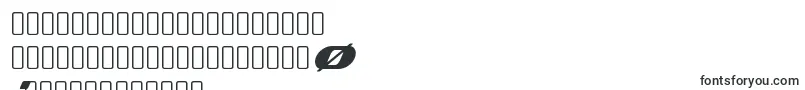 Czcionka SofachromergItalic – czcionki sindhi