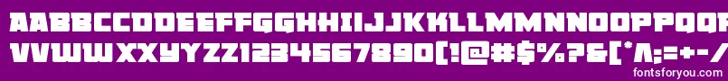 Libertylegionexpand Font – White Fonts on Purple Background