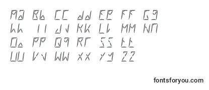 Segment8Italic-fontti