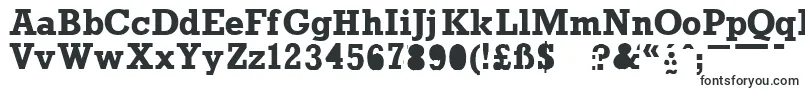 ProunBoldBold-fontti – Tietokoneen fontit