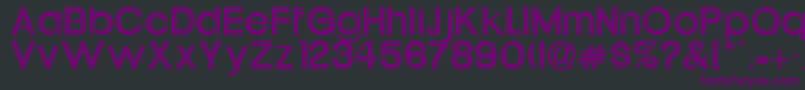 Tolum Font – Purple Fonts on Black Background