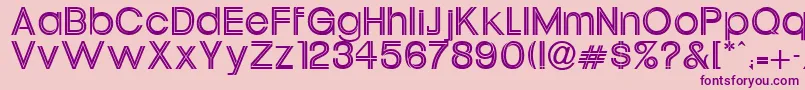 Tolum Font – Purple Fonts on Pink Background
