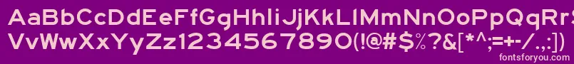 Hwygexpd Font – Pink Fonts on Purple Background