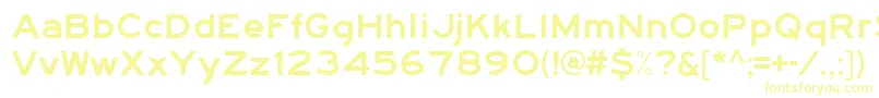 Шрифт Hwygexpd – жёлтые шрифты