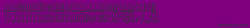 fuente EngeholzschriftShadow – Fuentes Negras Sobre Fondo Morado