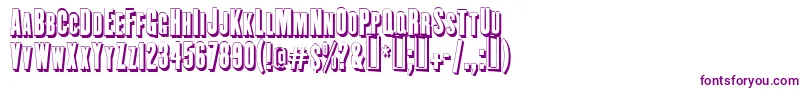 EngeholzschriftShadow Font – Purple Fonts