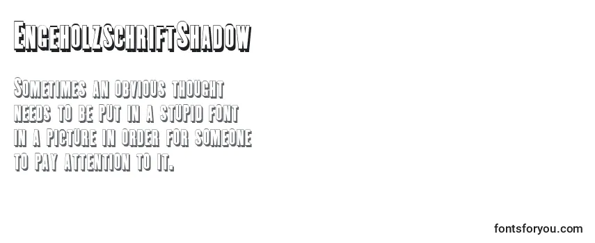 Шрифт EngeholzschriftShadow