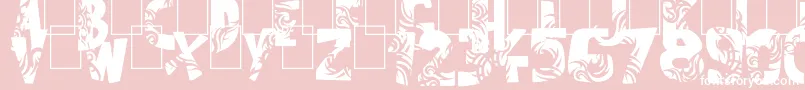 fuente Tuamotu – Fuentes Blancas Sobre Fondo Rosa