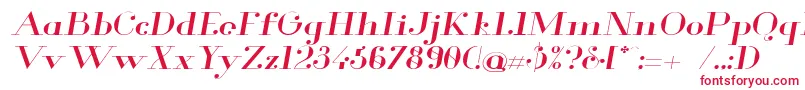 GlamorExtendedItalic Font – Red Fonts