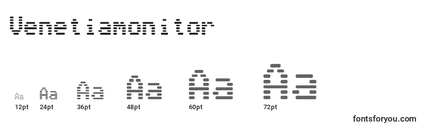 Venetiamonitor Font Sizes