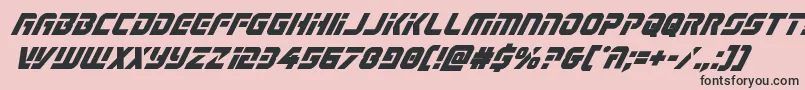 Legiosabinaboldital Font – Black Fonts on Pink Background