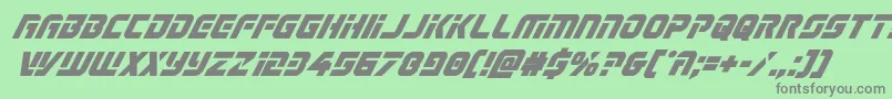 Legiosabinaboldital Font – Gray Fonts on Green Background