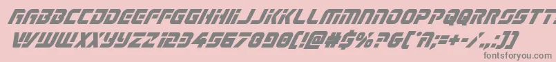 Legiosabinaboldital Font – Gray Fonts on Pink Background