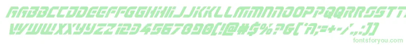 Legiosabinaboldital Font – Green Fonts on White Background