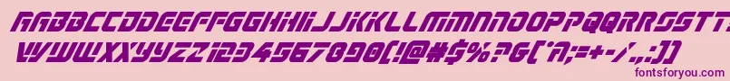 Legiosabinaboldital Font – Purple Fonts on Pink Background