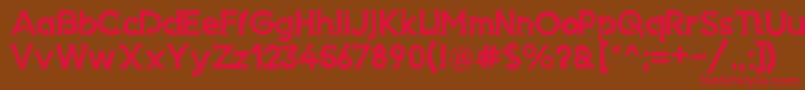 Armed Font – Red Fonts on Brown Background