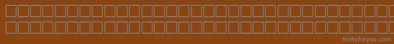 Шрифт KabledRegular – серые шрифты на коричневом фоне
