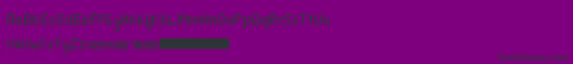 TheFozderien Font – Black Fonts on Purple Background