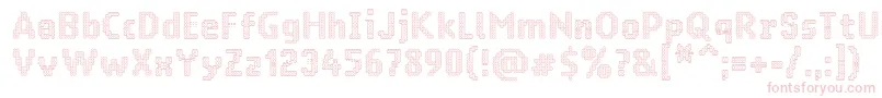 Ringmatrixtwo Font – Pink Fonts on White Background