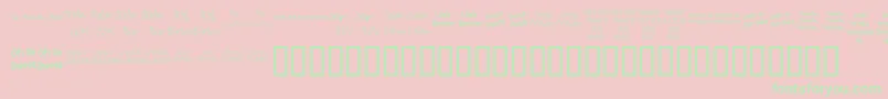 KrScrappinBabies Font – Green Fonts on Pink Background