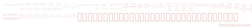 KrScrappinBabies Font – Pink Fonts