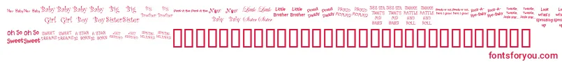 KrScrappinBabies Font – Red Fonts