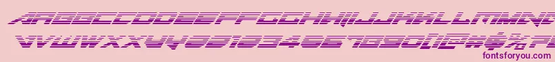 Tarrgetgradital Font – Purple Fonts on Pink Background