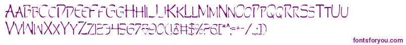 Perdv2-Schriftart – Violette Schriften