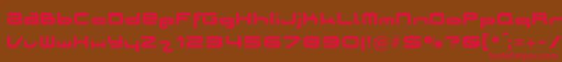 Plano ffy Font – Red Fonts on Brown Background