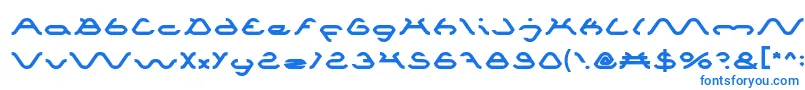 フォントSpider – 白い背景に青い文字