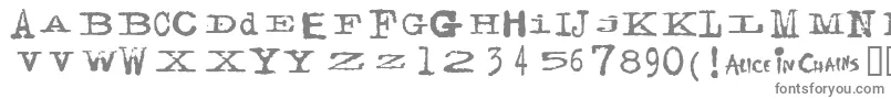 Facerg ffy-fontti – harmaat fontit