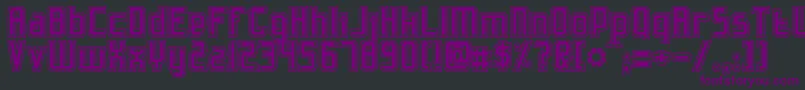Slidfisk Font – Purple Fonts on Black Background