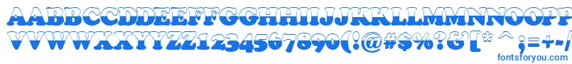 Cooper4 Font – Blue Fonts on White Background