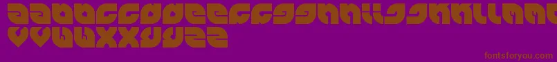 Perfect Font – Brown Fonts on Purple Background