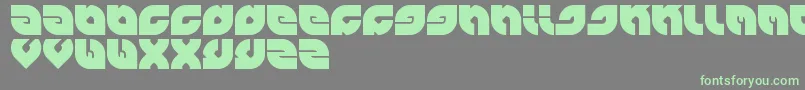 Perfect Font – Green Fonts on Gray Background