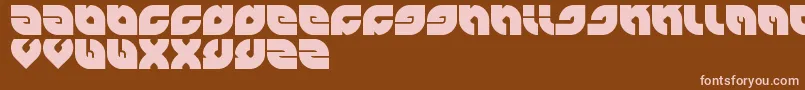 Perfect Font – Pink Fonts on Brown Background