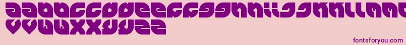 Perfect Font – Purple Fonts on Pink Background