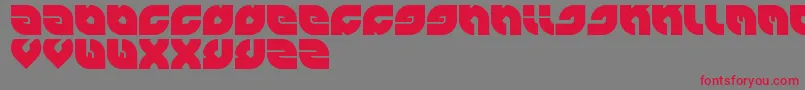 Perfect Font – Red Fonts on Gray Background