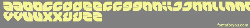 Perfect Font – Yellow Fonts on Gray Background