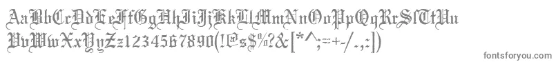 Шрифт Mariageantd – серые шрифты