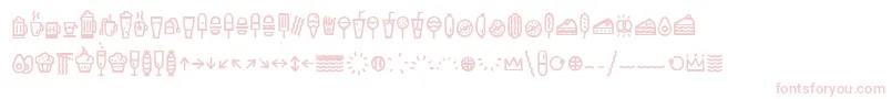 fuente EscalopeCrustThreeIcons – Fuentes Rosas