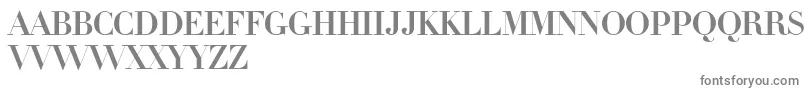 フォントLinotypeDidotInitials – 白い背景に灰色の文字