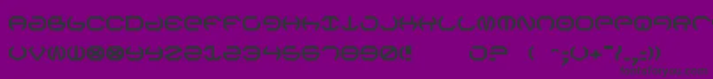 Шрифт Omega5 – чёрные шрифты на фиолетовом фоне