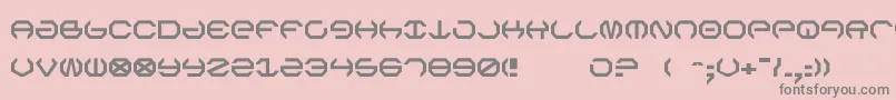 Weitere Informationen zur Omega5-Schriftart Omega5-Schriftart – Graue Schriften auf rosa Hintergrund