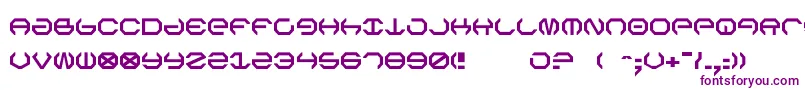 Omega5 Font – Purple Fonts on White Background