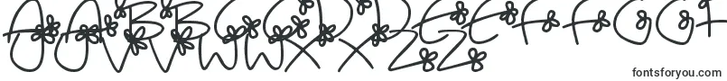 Czcionka FlowingFlowers – czcionki fryzyjskie