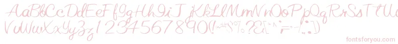 Elastictrainfont59RegularTtcon Font – Pink Fonts on White Background