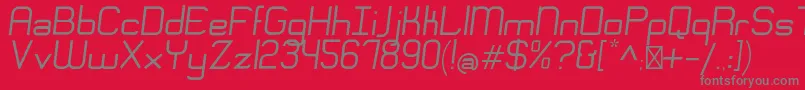 Подробнее о шрифте EngadiRegularoblique Шрифт EngadiRegularoblique – серые шрифты на красном фоне