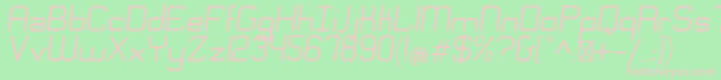 More about EngadiRegularoblique Font EngadiRegularoblique Font – Pink Fonts on Green Background
