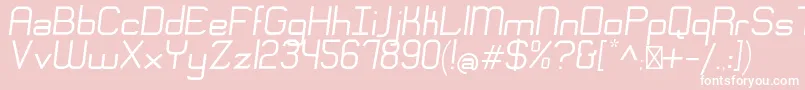 More about EngadiRegularoblique Font EngadiRegularoblique Font – White Fonts on Pink Background